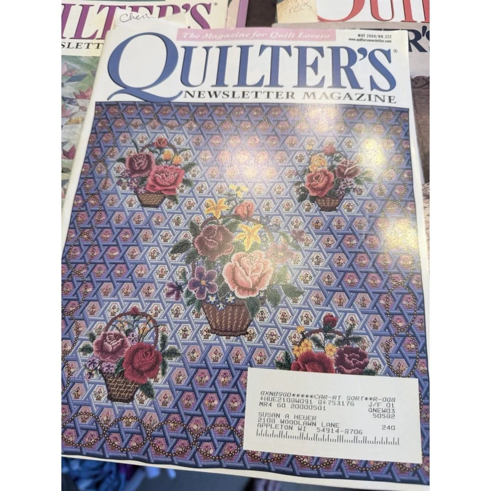Lot of 26 Quilting Magazines Quiltmakee Quilters Newsletter 1984-2009